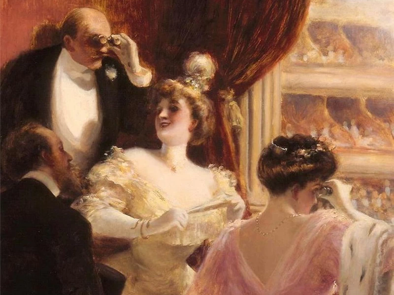 1873-Albert Guillaume - All'Opera